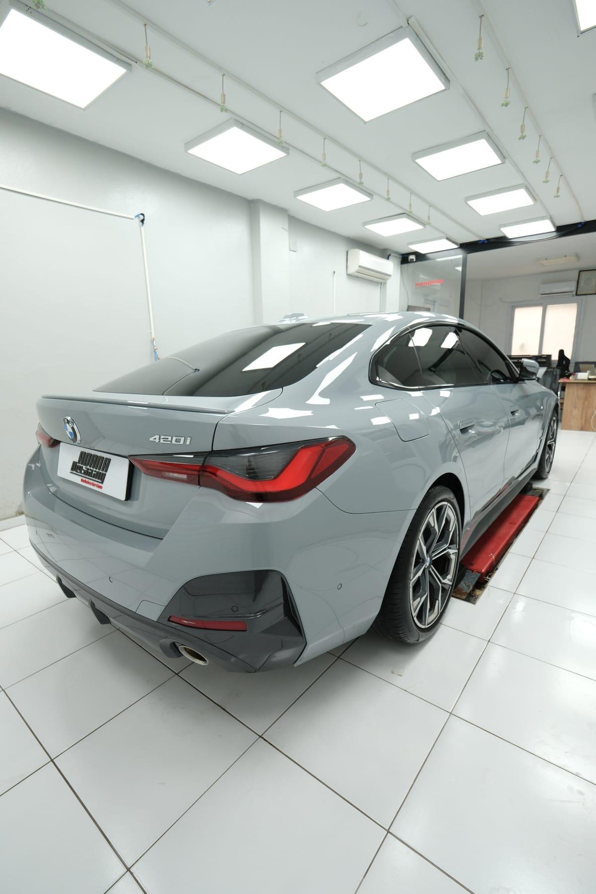 BMW 420i arka çeyrek görünüm PPF