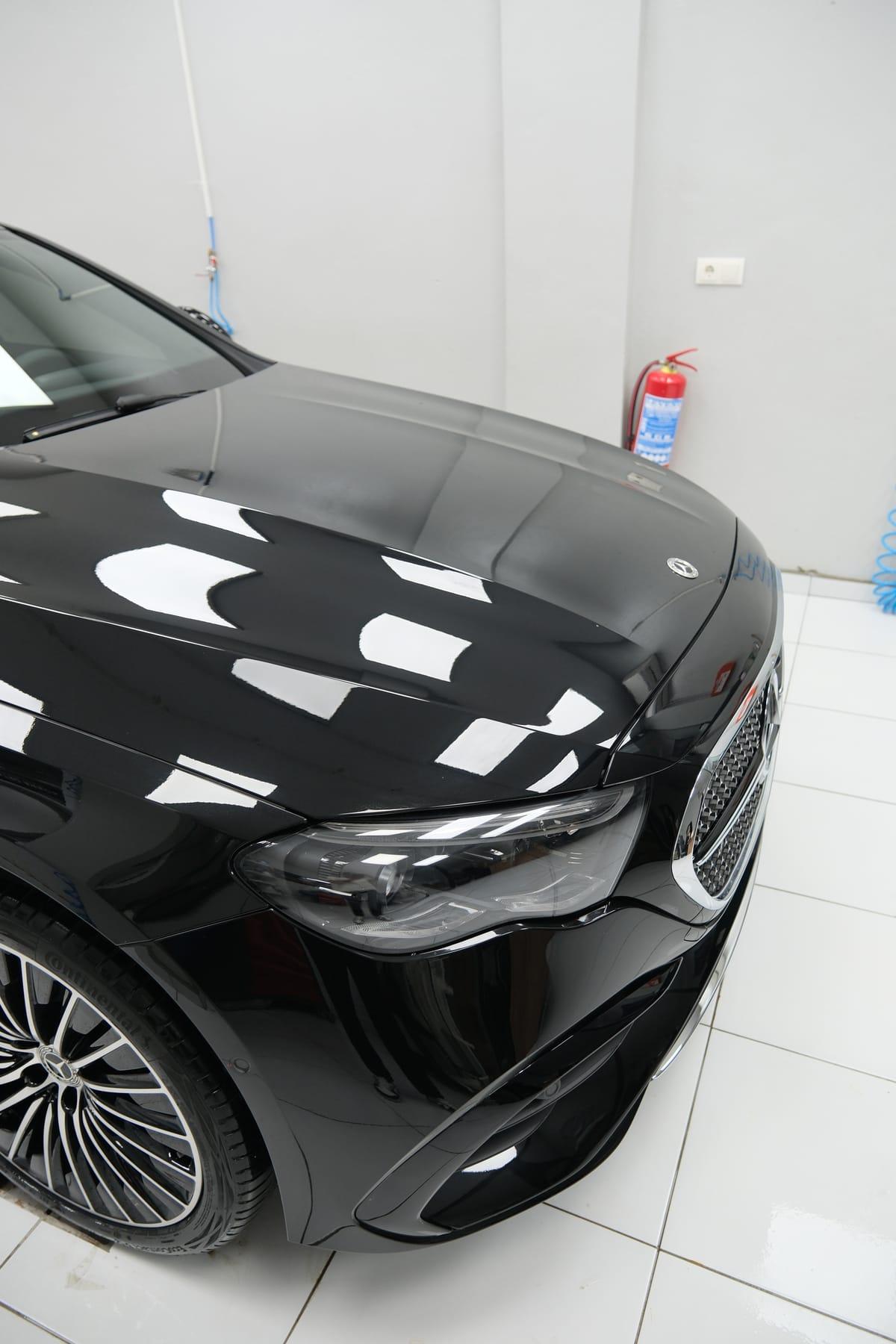 Parça PPF uygulaması — Mercedes ön detay